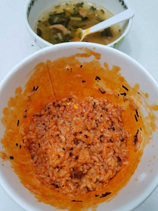 신송 새반컵밥 4종 리뷰 사진