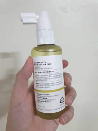 달리프 클로렐라 베러 루트 헤어토닉 100ml — 4점을 준 리뷰어가 2019년 8월 올린 사용 사진