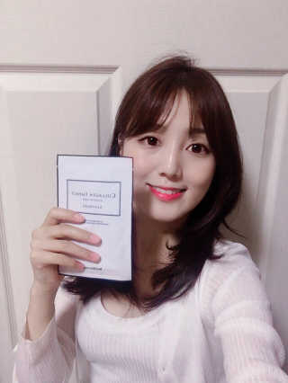 웰더마 사파이어 콜라겐 임팩트 에센셜 마스크 — 5점을 준 리뷰어가 2019년 6월 올린 사용 사진