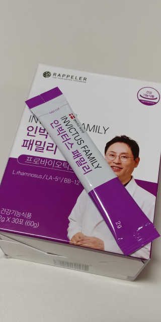 라플레 유해균을 이겨 튼튼한 장으로,  인빅터스 패밀리 — 5점을 준 리뷰어가 2019년 4월 올린 사용 사진