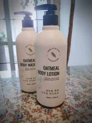 (주)에네스티 내추럴 촉촉  오트밀 바디로션 500ml — 5점을 준 리뷰어가 2019년 10월 올린 사용 사진
