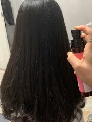 라모수 퍼퓸 소프트닝 컨디셔너 헤어 미스트 — 5점을 준 리뷰어가 2018년 12월 올린 사용 사진