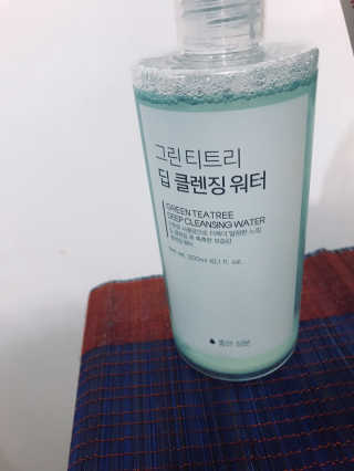 (주)에네스티 그린 티트리 딥 클렌징 워터 300ml — 5점을 준 리뷰어가 2019년 11월 올린 사용 사진