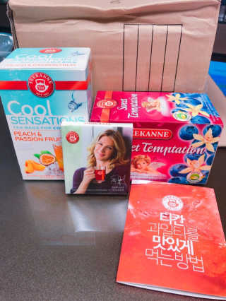 티칸 무설탕 아이스티 2종 쿨센세이션, 스위트 템테이션 — 4.5점을 준 리뷰어가 2019년 8월 올린 사용 사진