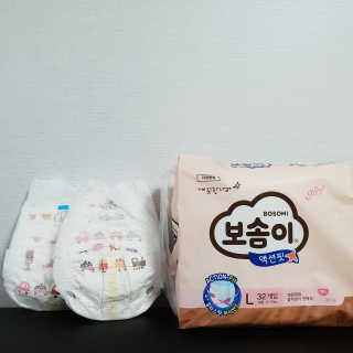 보솜이 액션핏 팬티형 — 4점을 준 리뷰어가 2019년 3월 올린 사용 사진