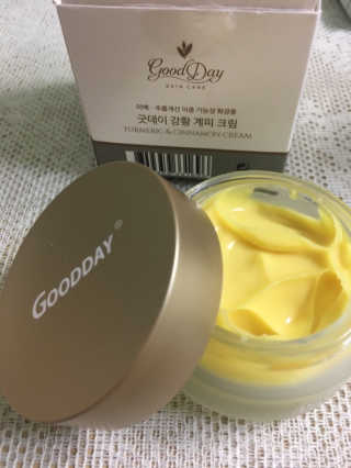 GoodDay Skincare GoodDay 강황 크림 — 5점을 준 리뷰어가 2019년 8월 올린 사용 사진