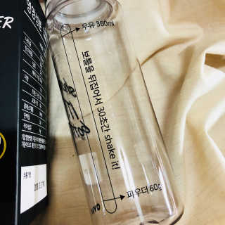 오붐주식회사 오붐 설탕을 뺀 요거트 파우더 라이트 550g+보틀 — 4.33점을 준 리뷰어가 2017년 12월 올린 사용 사진