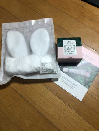 포레스트힐 그린 밸런스 클렌져 40ml + 토끼 헤어밴드 — 5점을 준 리뷰어가 2020년 2월 올린 사용 사진