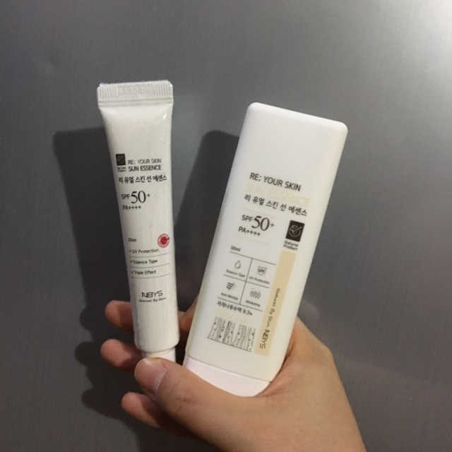 엔바이스 리 유얼 스킨 선 에센스 리뷰 사진