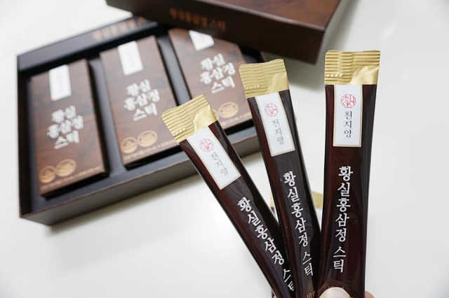 천지양 황실 홍삼정 스틱 리뷰 사진
