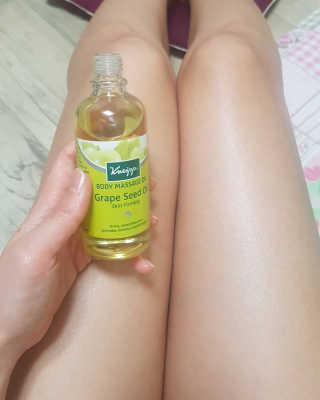 [크나이프] 그레이프씨드 슬리밍 마사지오일 100ml — 5점을 준 리뷰어가 2019년 9월 올린 사용 사진