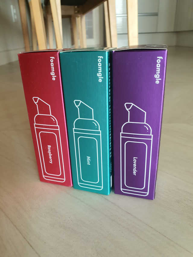 [폼글] 거품가글 50ml 3종 - 민트, 라벤더, 라즈베리 리뷰 사진
