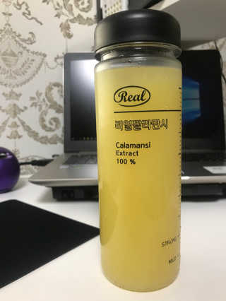 장수농가 리얼깔라만시 — 5점을 준 리뷰어가 2018년 6월 올린 사용 사진