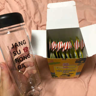 장수농가 리얼깔라만시 원샷 50ml 10팩+보틀 — 5점을 준 리뷰어가 2019년 5월 올린 사용 사진