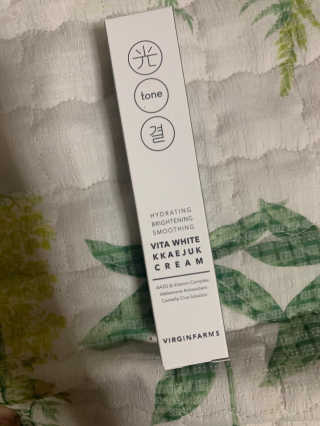 [버진팜스] 광톤결 3단케어 - 비타화이트 깨죽크림 — 5점을 준 리뷰어가 2019년 11월 올린 사용 사진