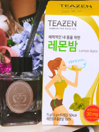 티젠 레몬밤 + 마이보틀 — 5점을 준 리뷰어가 2018년 7월 올린 사용 사진