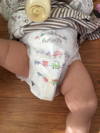 보솜이 액션핏 팬티형 — 5점을 준 리뷰어가 2019년 3월 올린 사용 사진
