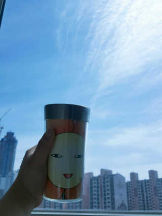네이처컬렉션 경품 - 더페이스샵 트롤 콜라보 톤 업 쿠션 — 4.83점을 준 리뷰어가 2017년 4월 올린 사용 사진