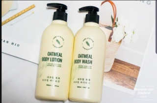 (주)에네스티 내추럴 촉촉  오트밀 바디로션 500ml — 5점을 준 리뷰어가 2019년 10월 올린 사용 사진