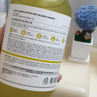 달리프 클로렐라 베러 루트 릴렉싱 샴푸 500ml — 4점을 준 리뷰어가 2020년 2월 올린 사용 사진