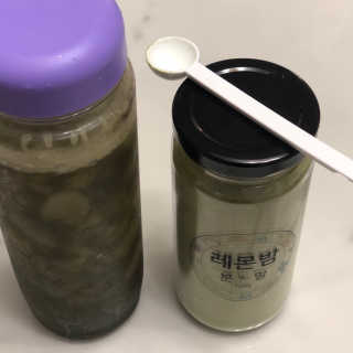 초능력 국내산 레몬밤 분말 — 4점을 준 리뷰어가 2019년 7월 올린 사용 사진