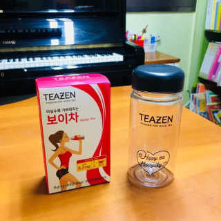 티젠 보이차 + 마이보틀 세트 — 5점을 준 리뷰어가 2018년 6월 올린 사용 사진