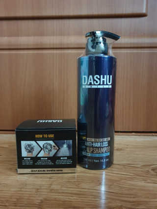 다슈코리아 다슈 단백질 한방 두피 골드 샴푸 500ml +샴푸브러쉬 — 5점을 준 리뷰어가 2019년 5월 올린 사용 사진