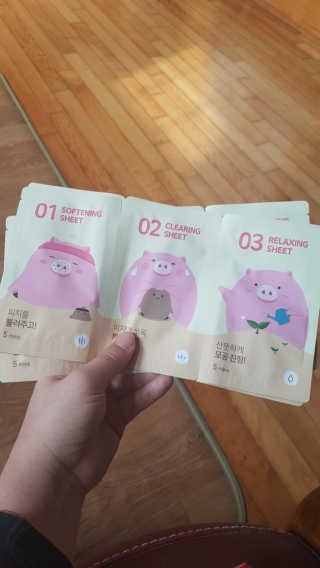 미팩토리 3단 돼지코팩 3매입 X 2 — 5점을 준 리뷰어가 2018년 3월 올린 사용 사진