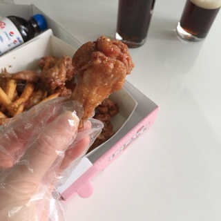 네네치킨 소이크런치윙봉 — 3점을 준 리뷰어가 2020년 4월 올린 사용 사진
