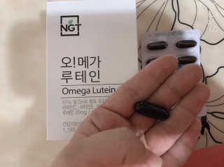 네츄럴굿띵스 오!메가루테인 60일분 — 4점을 준 리뷰어가 2019년 3월 올린 사용 사진
