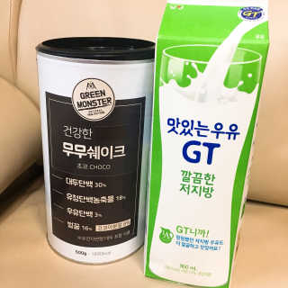 그린몬스터 건강한 무무쉐이크 — 1.67점을 준 리뷰어가 2018년 7월 올린 사용 사진