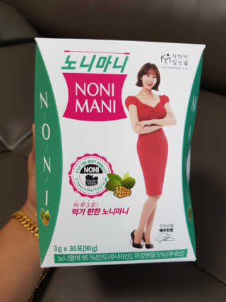 정찬우 꽐라만시 [띵보몰]건강환 습관 노니마니 스틱 1Box — 4점을 준 리뷰어가 2019년 6월 올린 사용 사진