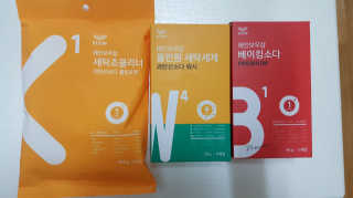 레인보우샵 올인원세탁세제,베이킹소다 스틱포6개입+세탁조클리너 — 4.67점을 준 리뷰어가 2018년 4월 올린 사용 사진