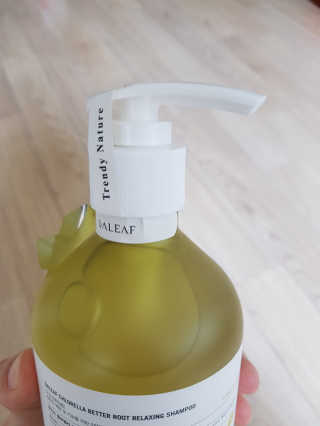달리프 클로렐라 베러 루트 릴렉싱 샴푸 500ml — 4.5점을 준 리뷰어가 2019년 11월 올린 사용 사진