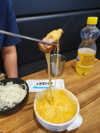 [춘여닭숯불닭갈비] 닭갈비 무한 2인+치즈퐁듀+음료수 — 4점을 준 리뷰어가 2019년 6월 올린 사용 사진