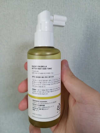 달리프 클로렐라 베러 루트 헤어토닉 100ml — 5점을 준 리뷰어가 2019년 12월 올린 사용 사진