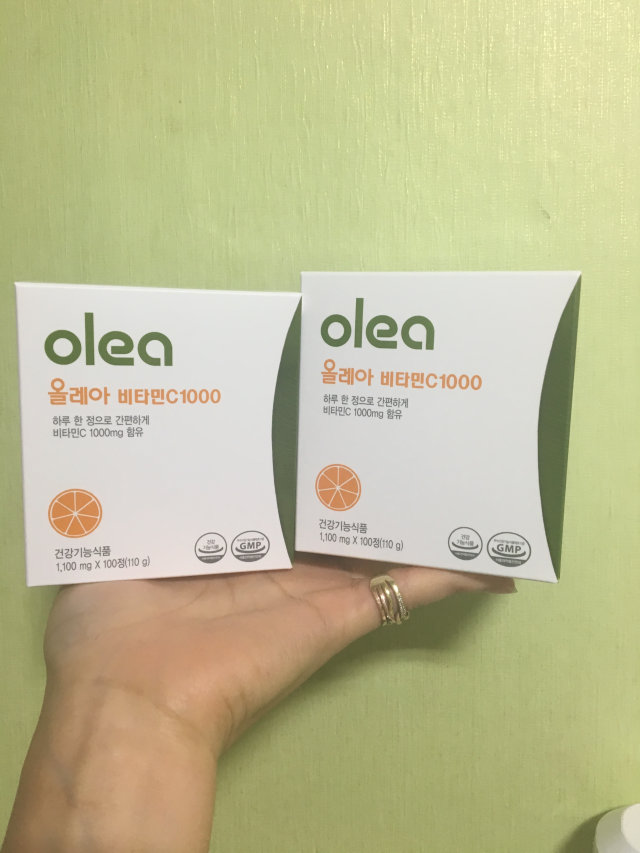 올레아 비타민C1000 리뷰 사진