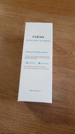 코에나샴푸 500ml — 5점을 준 리뷰어가 2019년 8월 올린 사용 사진