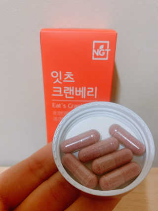 네츄럴굿띵스 잇츠 크랜베리 1병 30일분 — 4점을 준 리뷰어가 2019년 11월 올린 사용 사진