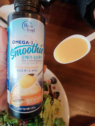 오메가-3스무디 [오메가스무디] 짜먹는 오메가3 DHA 임산부 어린이 — 5점을 준 리뷰어가 2019년 4월 올린 사용 사진