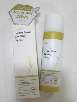 달리프 클로렐라 베러 루트 쿨링 스프레이 100ml — 4점을 준 리뷰어가 2019년 7월 올린 사용 사진