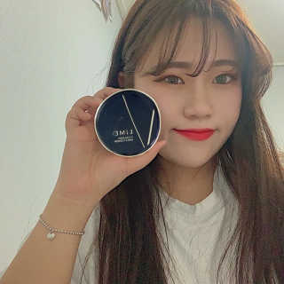 라임코스메틱 V 콜라겐 앰플 쿠션 — 4점을 준 리뷰어가 2020년 2월 올린 사용 사진