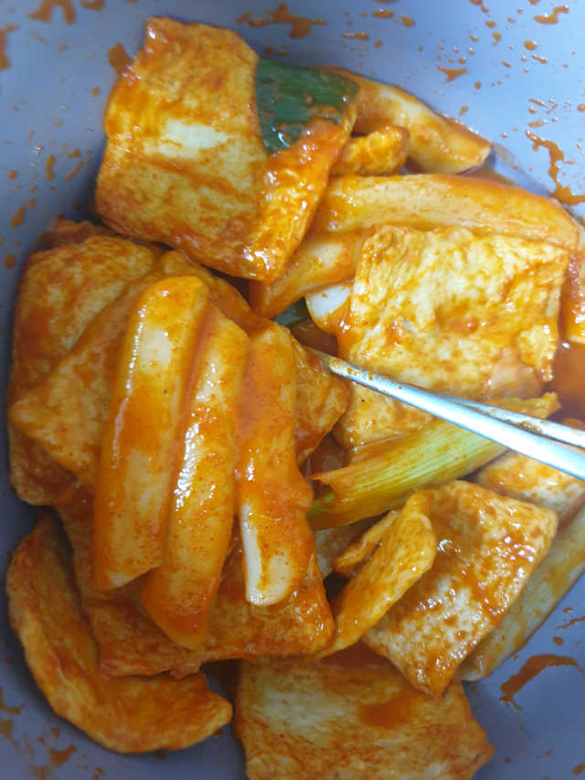 [홍코너떡볶이]옛날떡볶이 인기맛 4팩세트 리뷰 사진