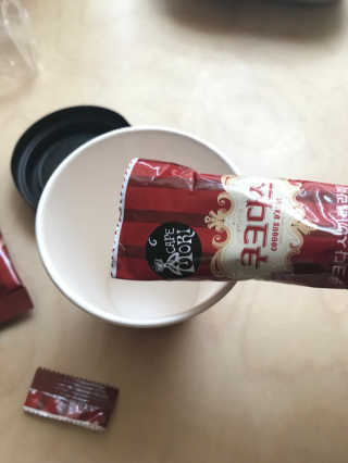 (주)쟈뎅 쟈뎅 까페모리 쿠크다스 까페라떼 — 4점을 준 리뷰어가 2017년 11월 올린 사용 사진