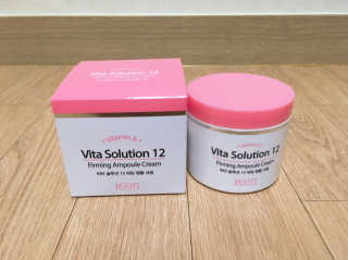 지고트 비타솔루션12 퍼밍 앰플 크림 100ml — 5점을 준 리뷰어가 2019년 7월 올린 사용 사진