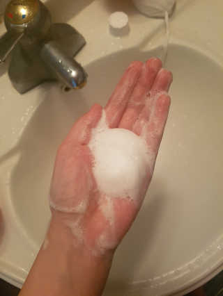 순녹 아쿠아 클렌징바 — 5점을 준 리뷰어가 2019년 2월 올린 사용 사진