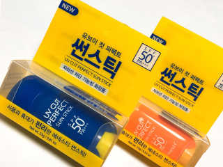 (주)에네스티 유브이 컷 퍼펙트 썬스틱 23g+15g — 5점을 준 리뷰어가 2018년 3월 올린 사용 사진