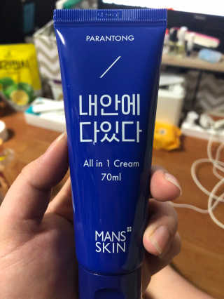 맨즈스킨 파란통 내안에다있다 — 4점을 준 리뷰어가 2018년 3월 올린 사용 사진