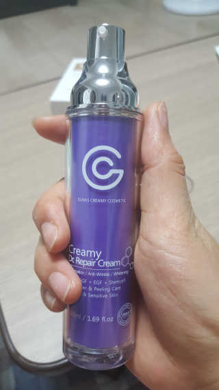 크리미 코스메틱 크리미 닥터 리페어 크림 50ml — 5점을 준 리뷰어가 2018년 5월 올린 사용 사진