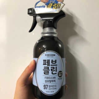 더블유드레스룸 페브클린 500ml — 4.17점을 준 리뷰어가 2018년 11월 올린 사용 사진